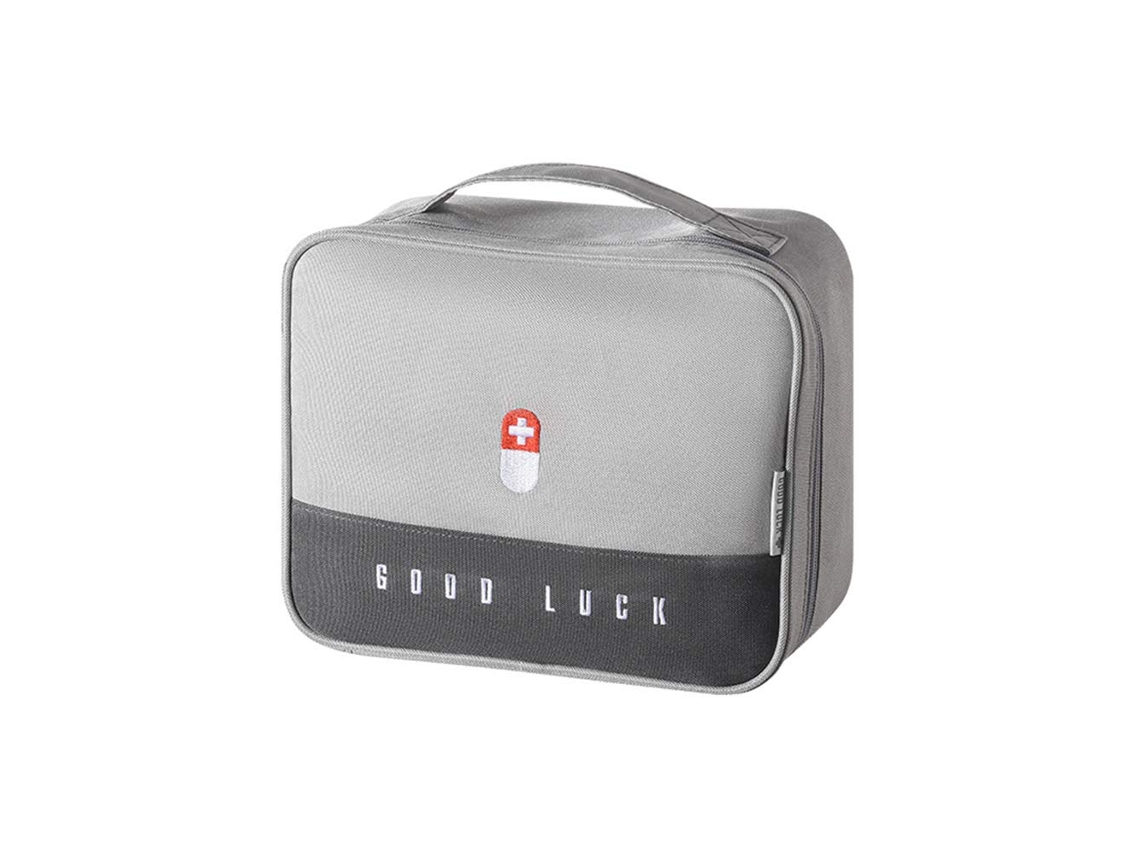 Bolsa De Primeiros Socorros Multifuncional Com Compartimentos Para Medicamentos, Ideal Emergências Em Casa, No Escritório, Carro, Aquaforge