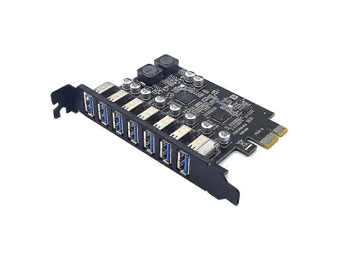 Adaptador Pci Usb 3.2 N1 Expans Com 7 Portas E Hub Usb 3.0 Hengjian