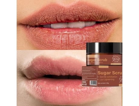Esfoliante Para Os Lábios Esfoliante Labial 20 G, Esfoliante Hidratante Suave Com Açúcar Mascavo Para Exfoliante Para O Perfume 98666 Atyhao
