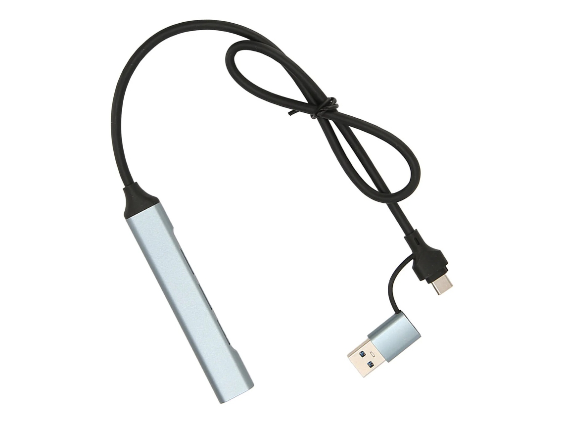 Estação De Acoplamento Usb-c, 4 Portas, Usb 3.0, Tipo C, 5 Gbps, Para Notebook E Periféricos