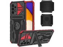 Capa Samsung Galaxy A53 5G HFS-HOUSE Kickstand (Vermelho)