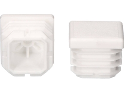Topo Sistema Interior Quadrada com Aba Dimatel 20X20Mm Branco