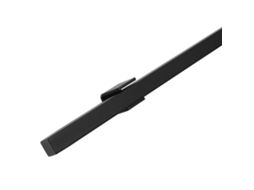 Corrimão Design Quadrado Preto 80 Cm 2 Suportes IVOL