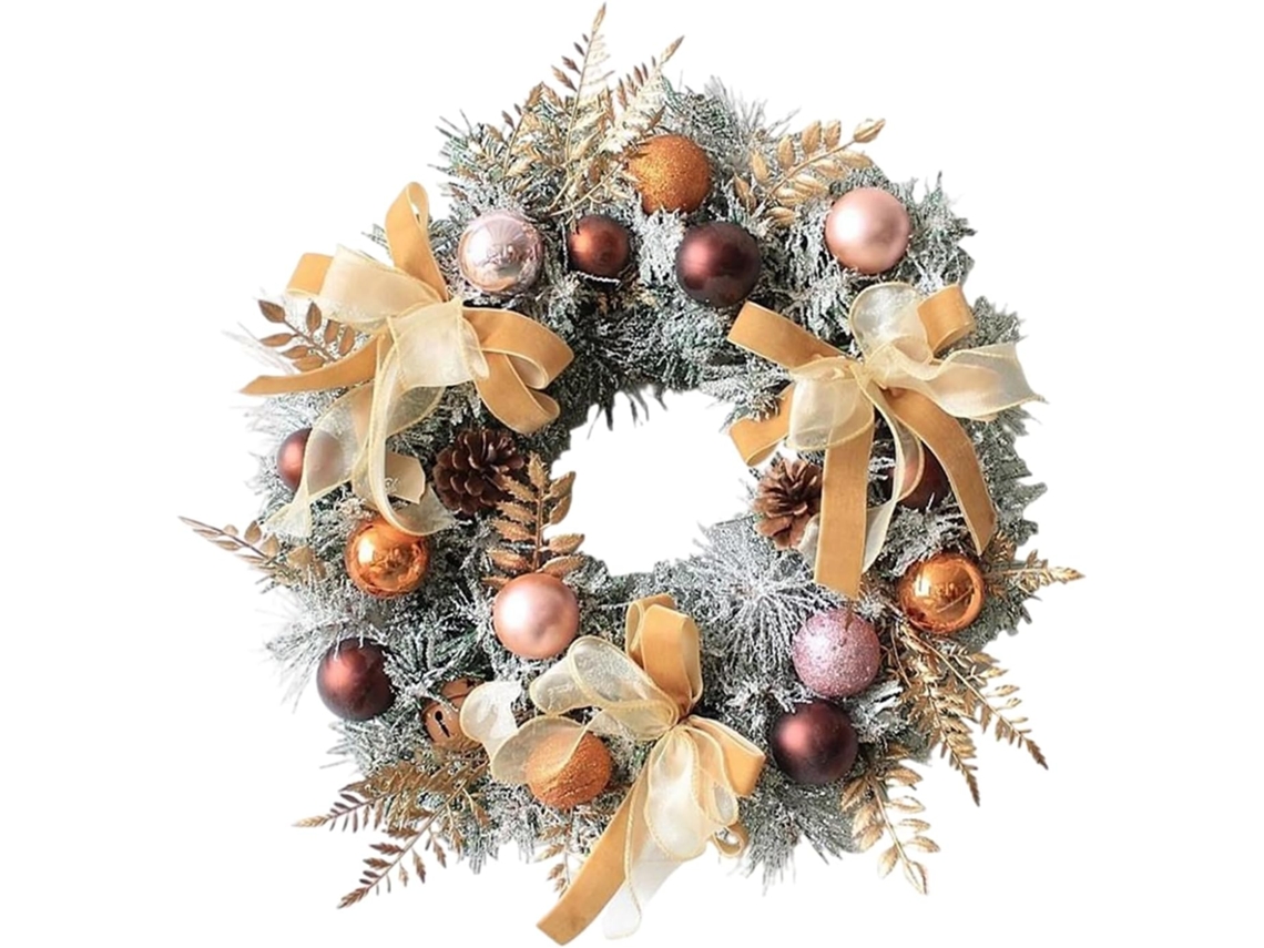 Guirlanda Decorativa De Natal, Artificial, Com Pinhas E Variante 1454