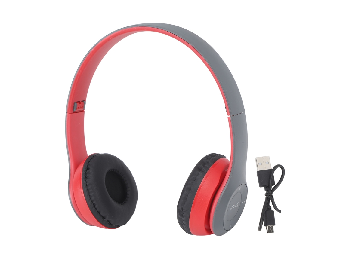 Fones de Ouvido Bluetooth Inalámbricos P47 Redução Ruído para Esportes e Música S/MARCA