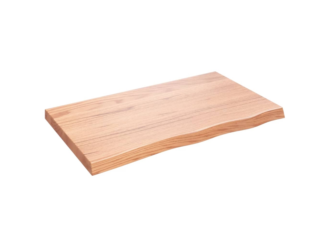 Bathroom Countertop, Bathroom Countertops Vidaxl Marrom Madeira De Carvalho (100 X 60 X 6 Cm)