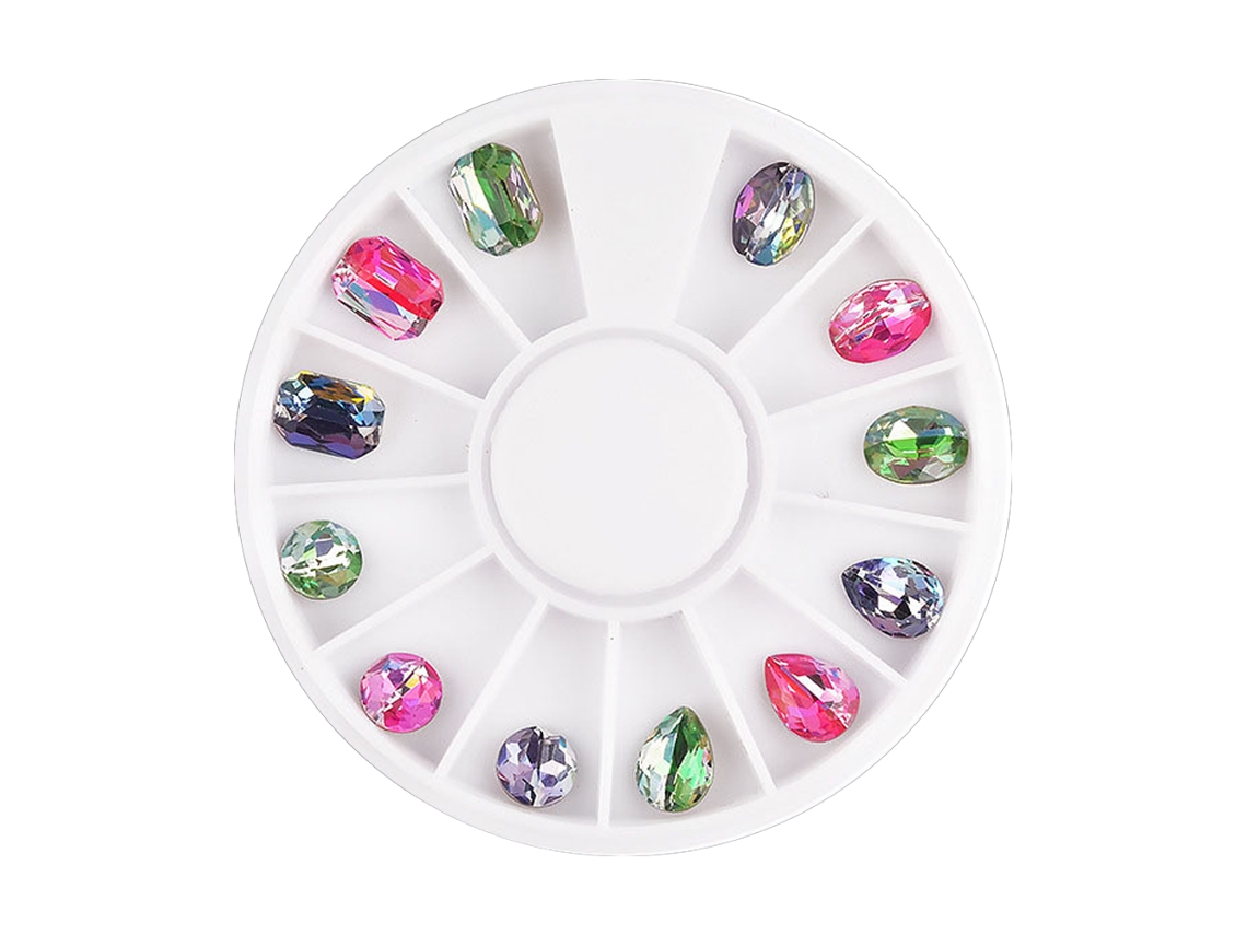 Pedras Redondas De Strass De Cristal Para Unhas Para Decorações De Arte De Unhas 3D Estilo 9 ZMDECQNA