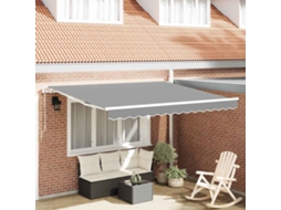 Vidaxl Estrutura De Toldo Branco 350 X 250 Cm Alumínio