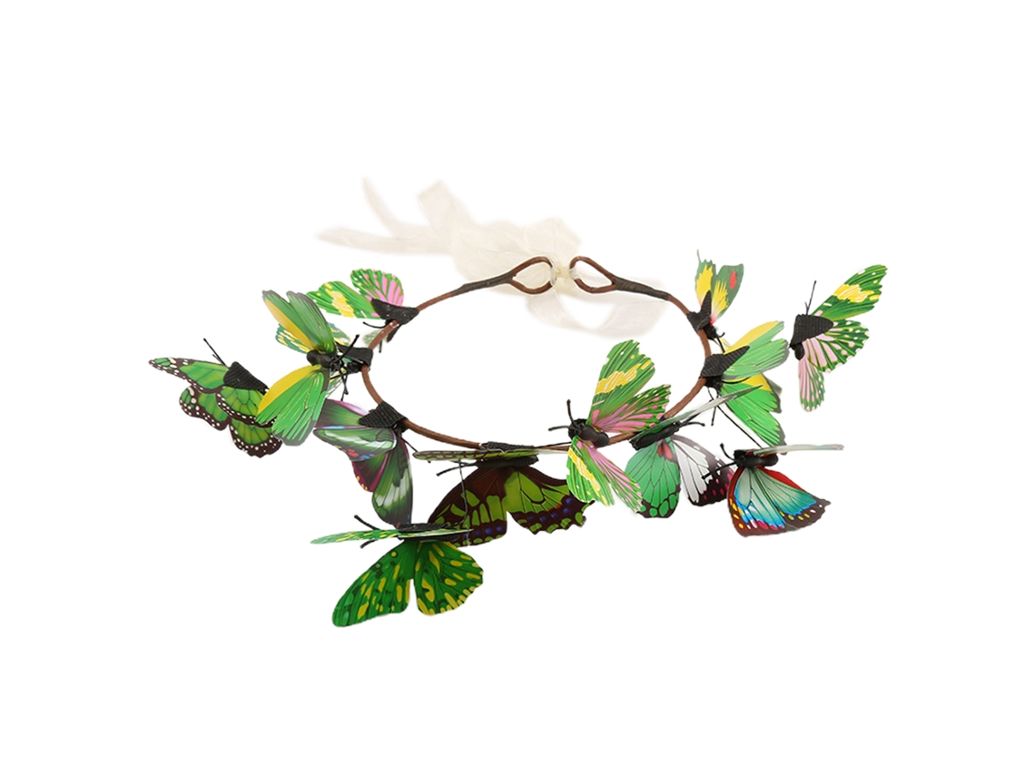 Coroa de Borboletas com flores, diâmetro 25cm LAXISCREED