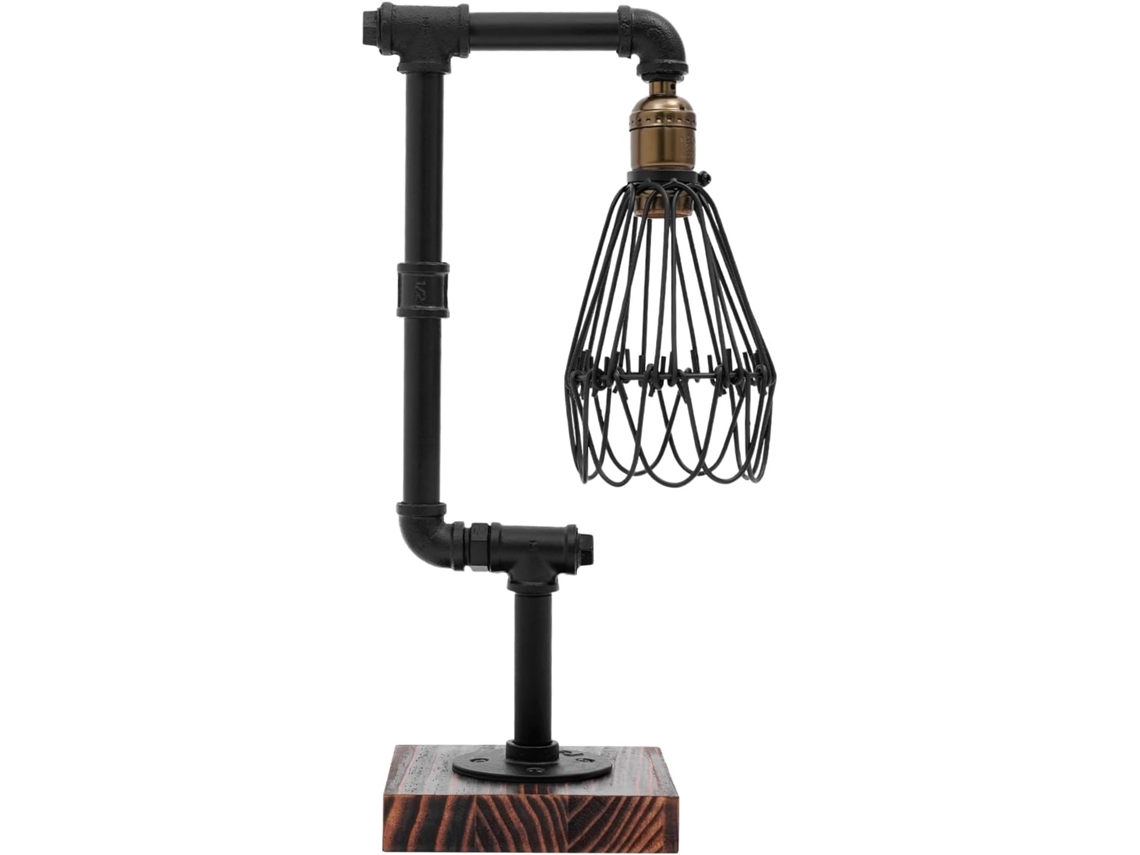 Luminária De Mesa 12w, 220v, Estilo Vintage, Soquete E27, Luz Noturna Industrial, Luminária De Mesa, Luminária De