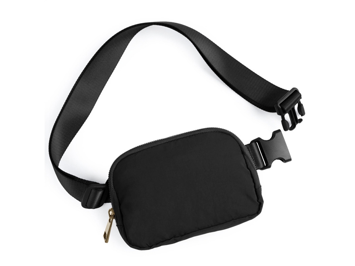 Pochete De Cintura, Bolsa Transversal, Pochete Para Corrida, Caminhada, Viagem, Treino, Alça Ajustável Para Mulheres, Preta SUNNY SPACES