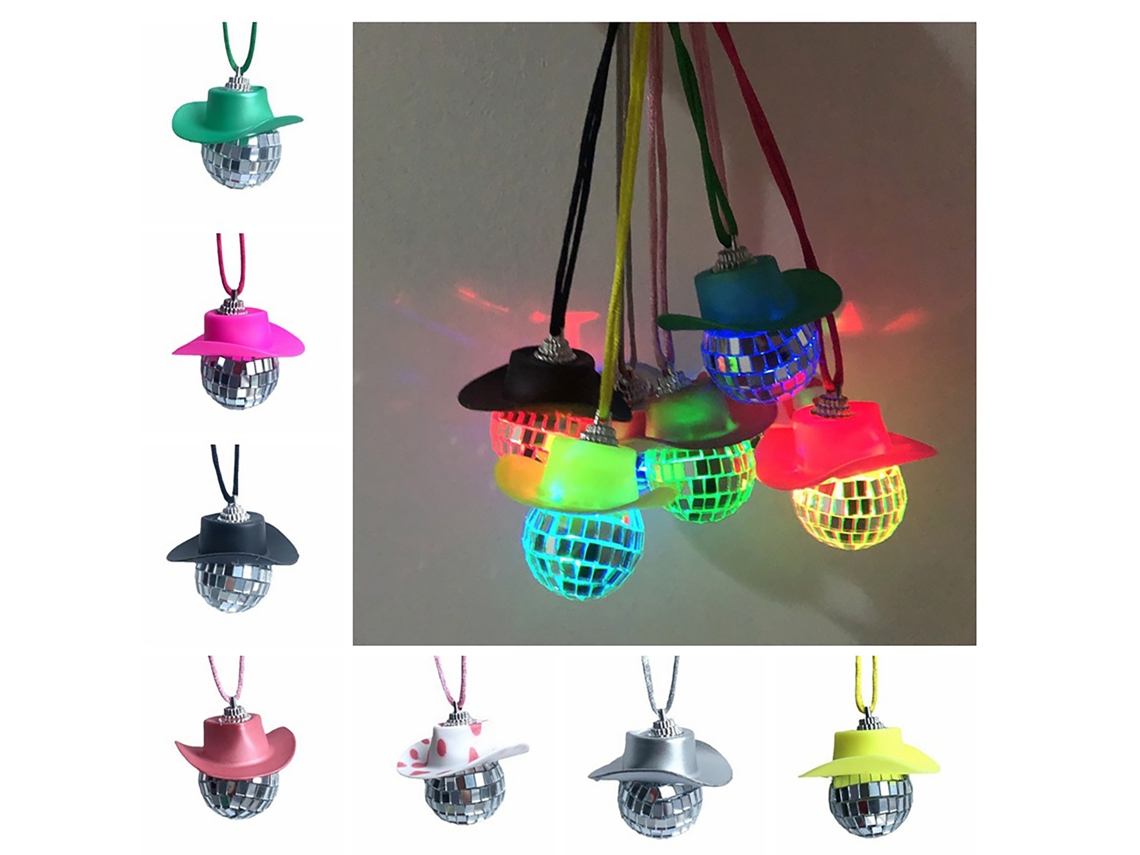 Laxiscreed Conjunto De 7 Peças De Vidro Luminosa Para Decoração De Interior