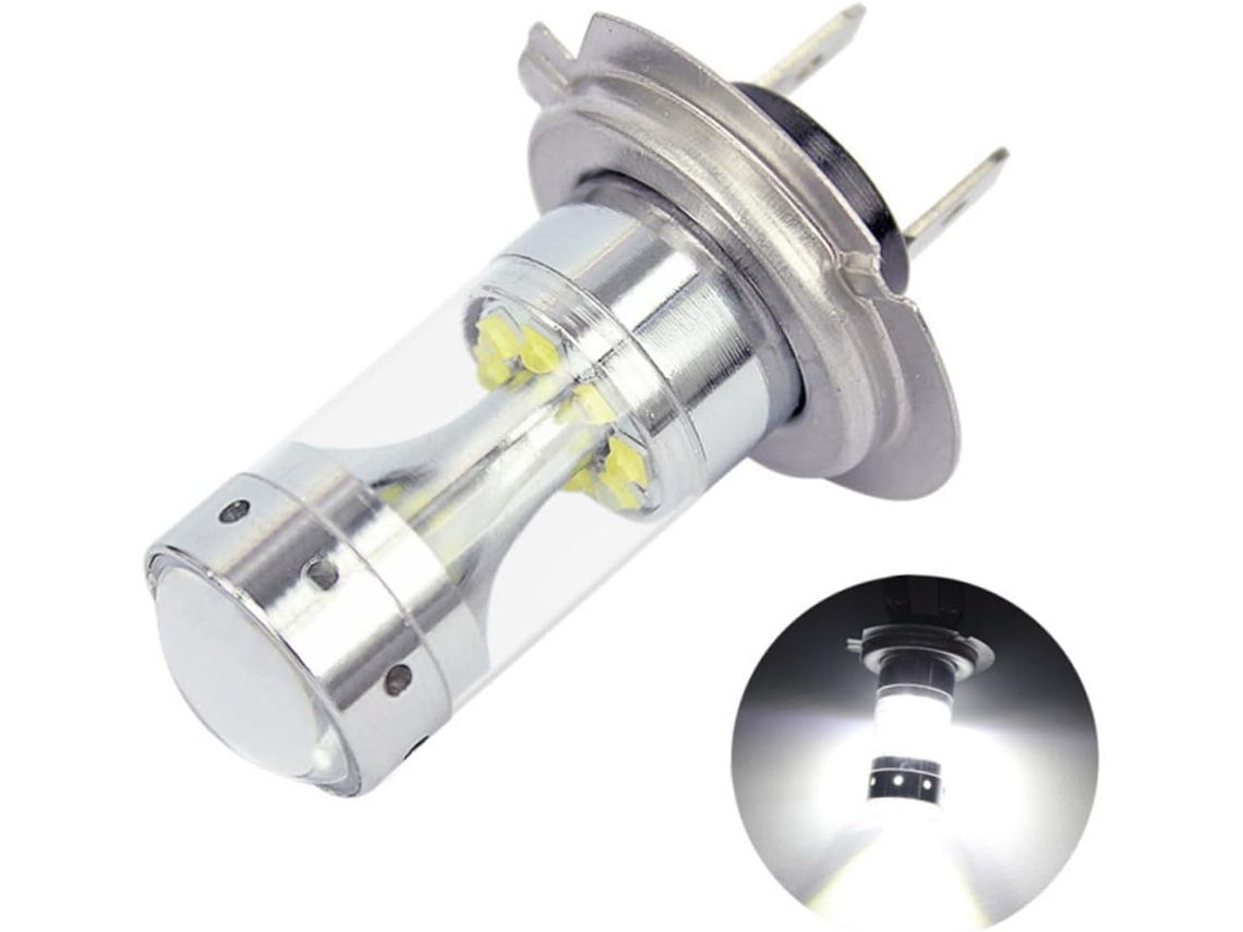 Lâmpadas De Led Valiclud 60w 1960lm Para Faróis, 12 Leds, Prata, Faróis De Neblina Para Carros, Resfriamento Integrado