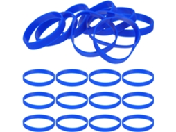 Ultechnovo 60-pulseiras De Silicone Escuras Elásticas Para Festas E Lembrancinhas Natal
