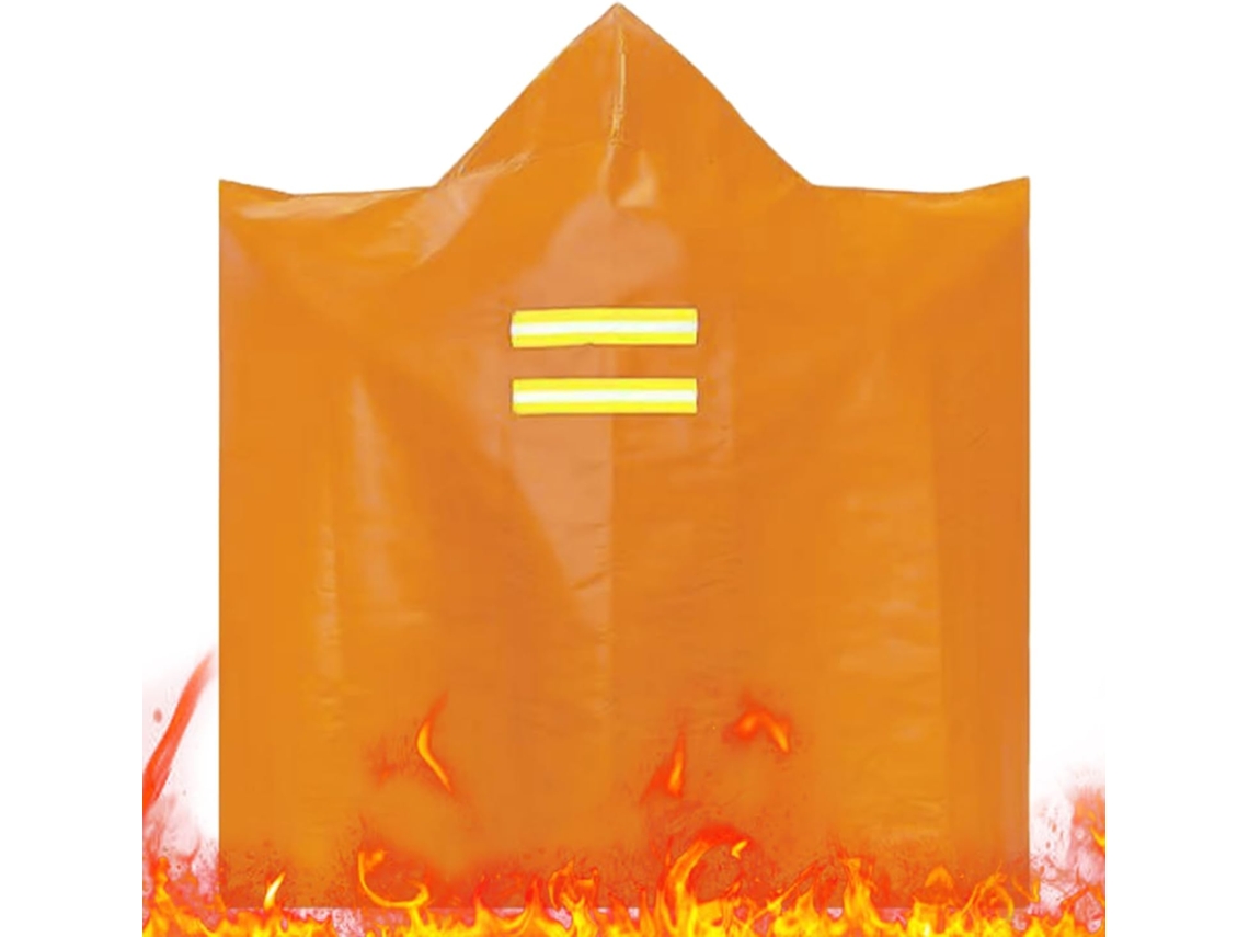 Capa À Prova De Fogo – Manta De Fuga Leve Com Capuz Para Casa, Centro