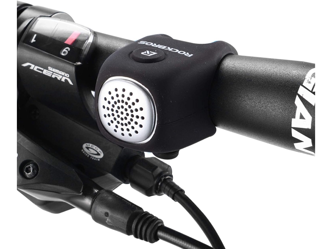 Buzina Elétrica para Bicicleta, À Prova D'água, Preto AQUAFORGE