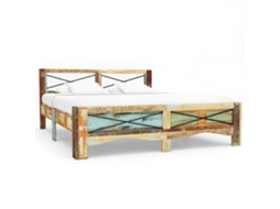 Bed Frame, Bed Frames Vidaxl Multicolor Madeira (180 X 200 Cm)
