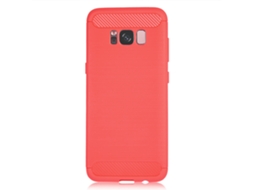 Capa LAXISCREED Samsung Galaxy S8 Tpu Anti impacto Vermelha