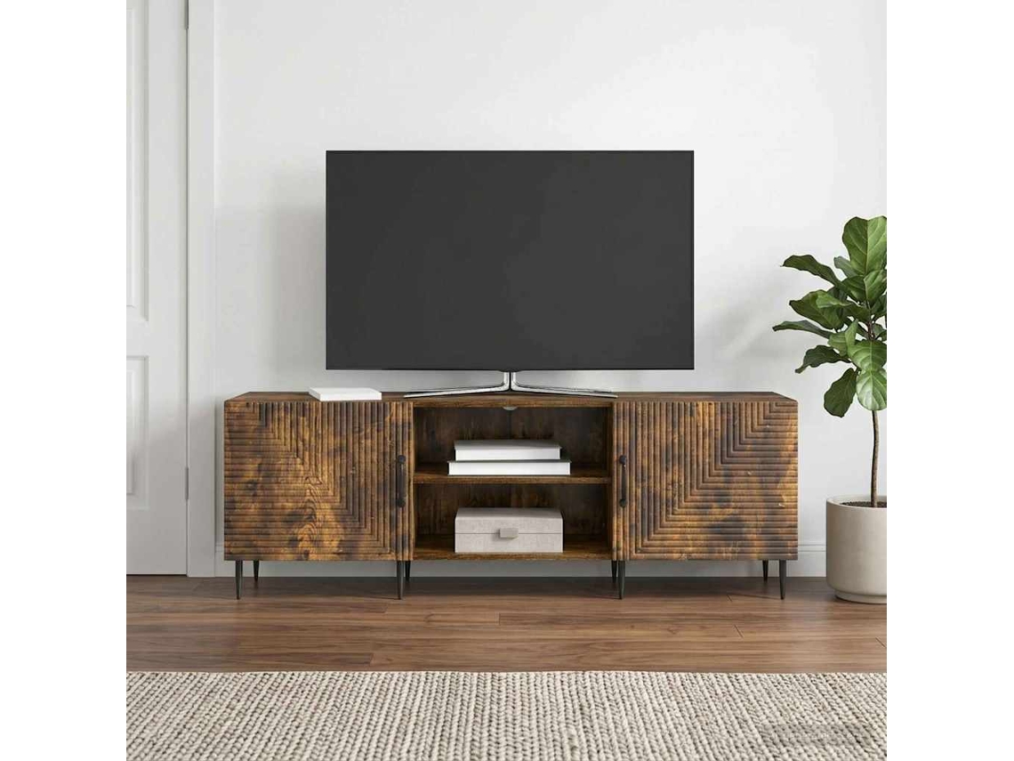 Vidaxl Gabinete Para Tv 150 X 31 X 50 Cm Carvalho Fumado