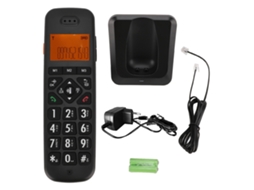 Telefone Sem Fio EOOCOO (botões Grandes, Identificação de Chamada)