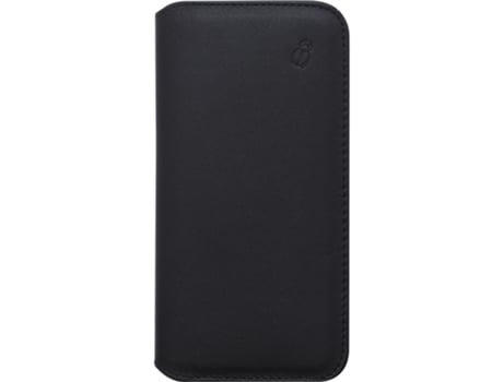 Capa Fólio Aba Cartões para iPhone XR BEETLECASE Pele Preto