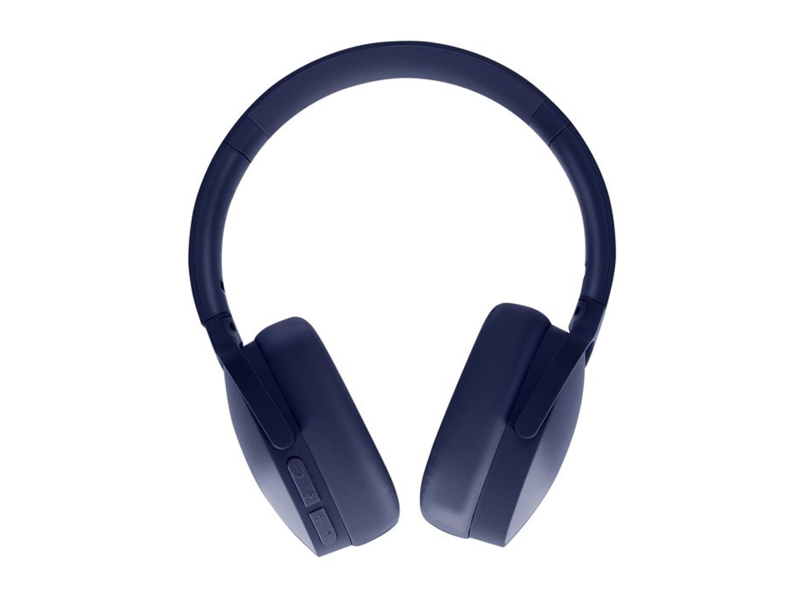 Fones De Ouvido Bluetooth Com Cancelamento De Ruído E Microfone Na Cor Azul. Brilvibera