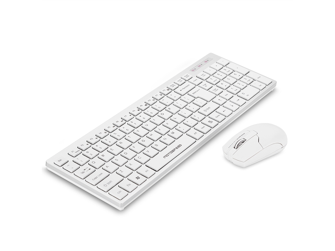 Conjunto De Teclado E Mouse Sem Fio Conexão Sem Fio 2.4ghz Mouse Óptico