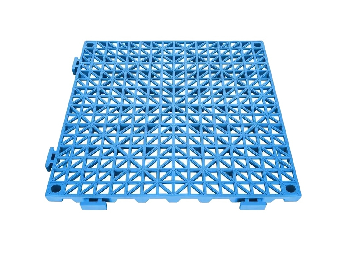 Ladrilhos Interligados, Material Pvc, Design Moderno, Azul