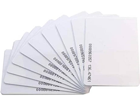 Cartões MAIS QUE PAPEL Conjunto de 10 RFID 125 Khz