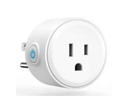 Tomada Inteligente Compatível Com Alexa E Google Assistente, Tomada Inteligente Com Controle Por Voz, Mini Tomada Wi Fi Nostalgia88