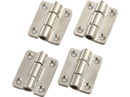 Conjunto De 4 Dobradiças Ajustáveis Com Amortecimento Torque E Parada Aleatória Para Portas Armários Equipamentos
