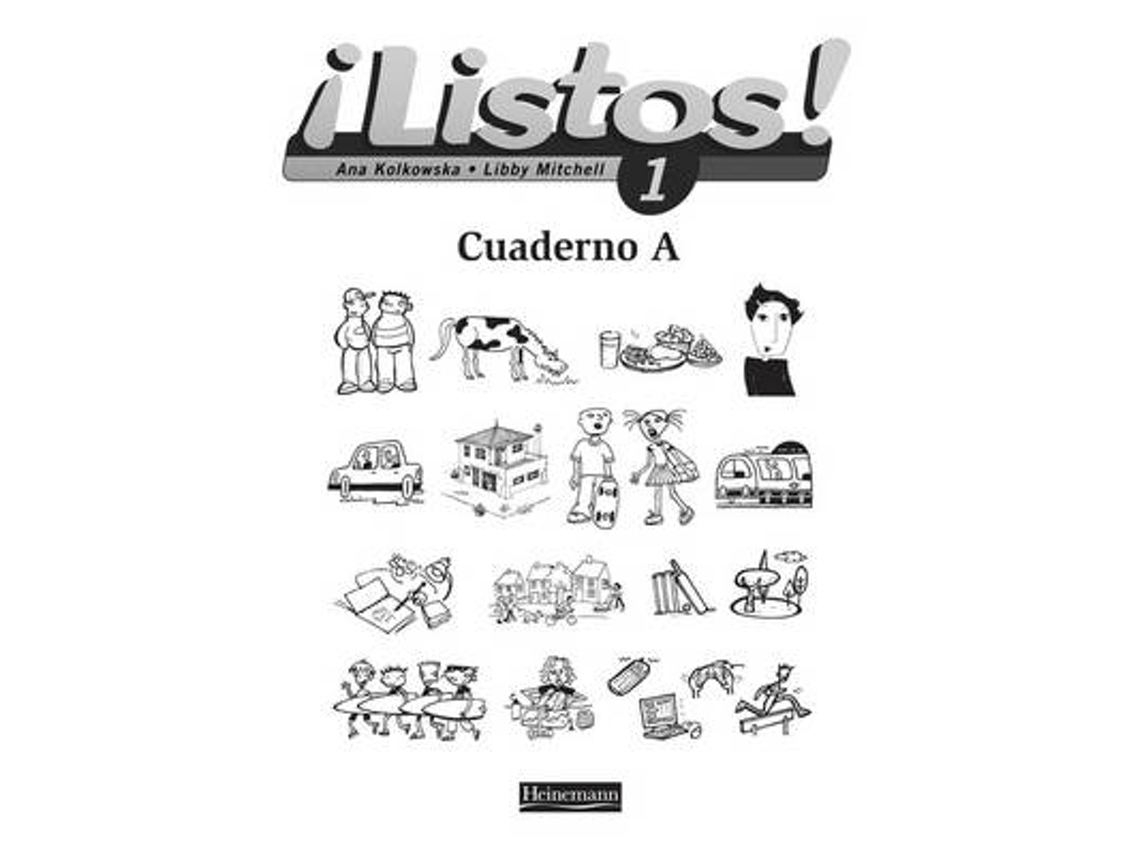 Livro Listos! 1 Workbook A de Ana Kolkowska e Libby Mitchell (Inglês)