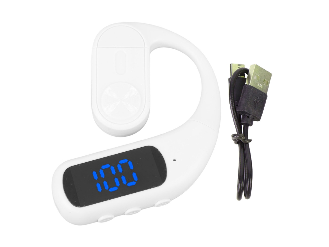 Fones Bluetooth EOOCOO, ouvido único empresarial e esportivo, over ear
