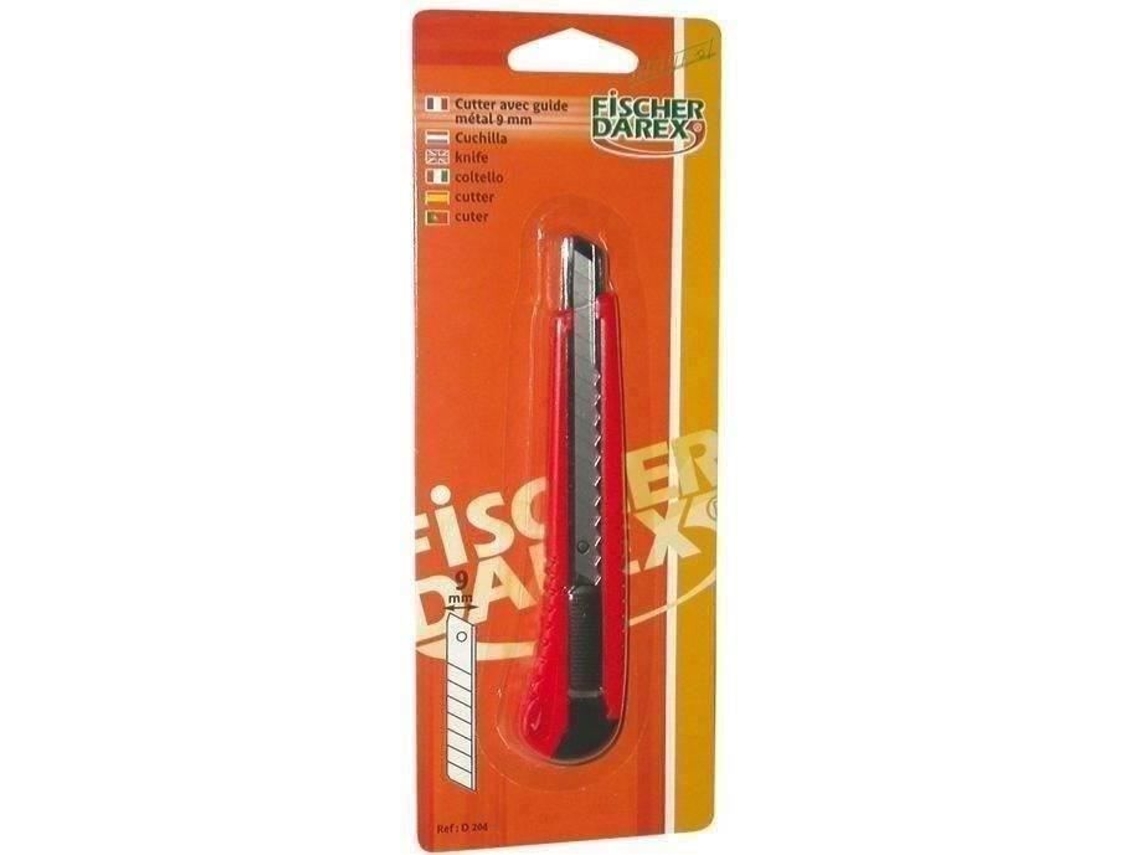 Cortador Fischer Darex 9mm Sc Carregador 3 Lâminas