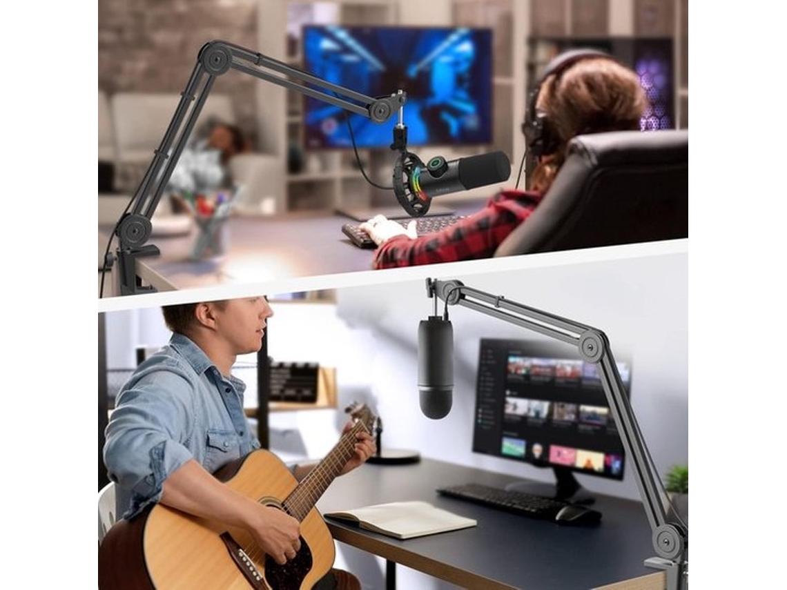 Professional Microphone Arm - Quadcast Boom Arm Stand / Microfoonhouder, Microphone Arm Standard Adjustable Microphone Stand
