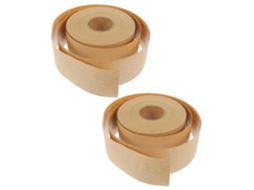Fita Adesiva Gomada Ativada por Água, 48 Mm X 50 M, 2 Rolos, Alta Aderência, para Embalagens de Papel. SFUSHOS