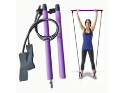 Barra de Pilates Portátil Rosa AQUAFORGE