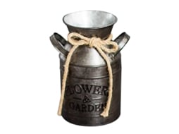 Vaso de Metal LAXISCREED Retro Durável Alto Casa Jardim