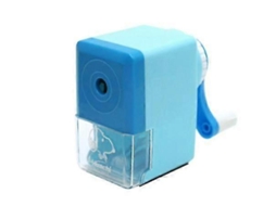 Apontador Metálico Para Lápis Padrão E Jumbo Aquaforge (azul)