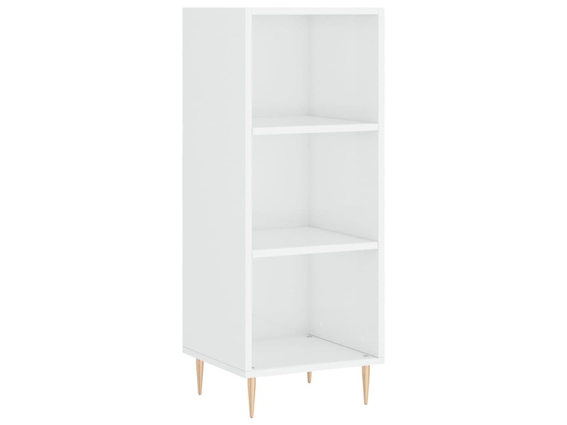 Aparador Branco Brilhante MAISON EXCLUSIVE Derivados de Madeira 34,5x32,5x90 cm