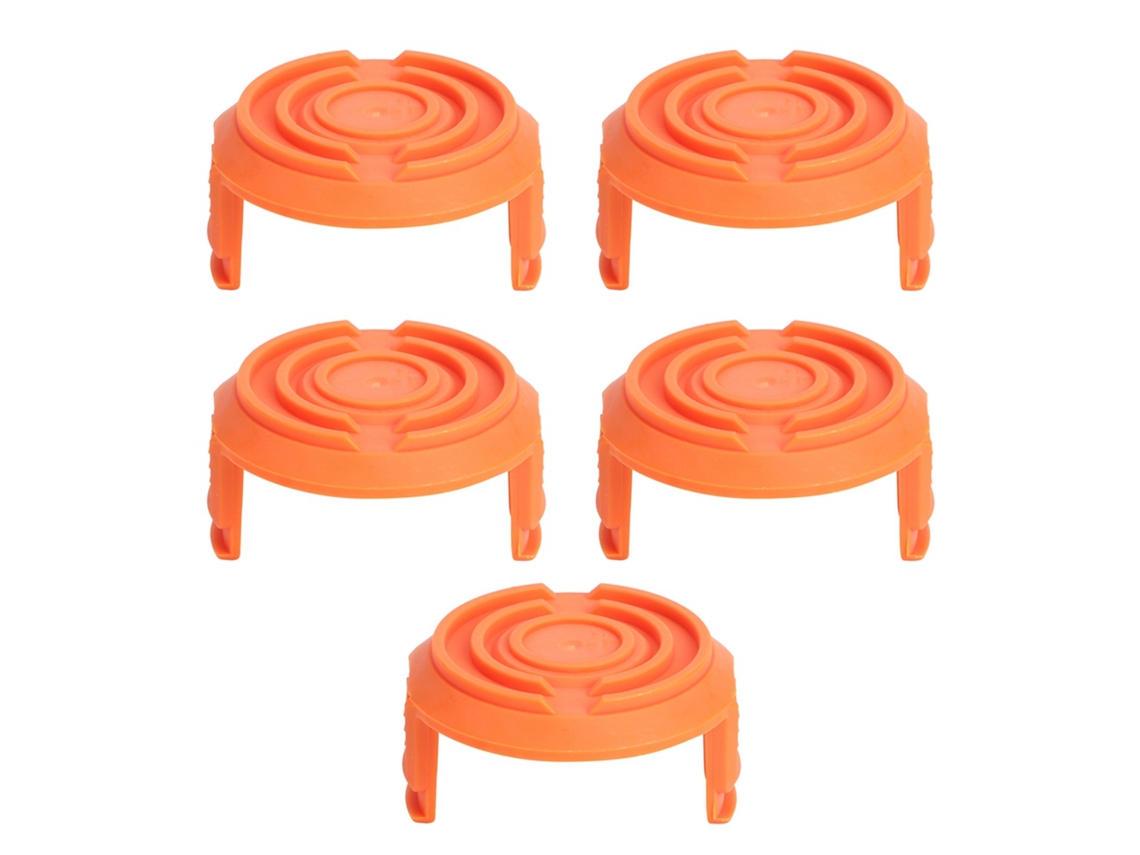 Primerox 5pcs Tampa Carretel Reposição Aparador Worx Wa0010 Capacete Cortador Grama