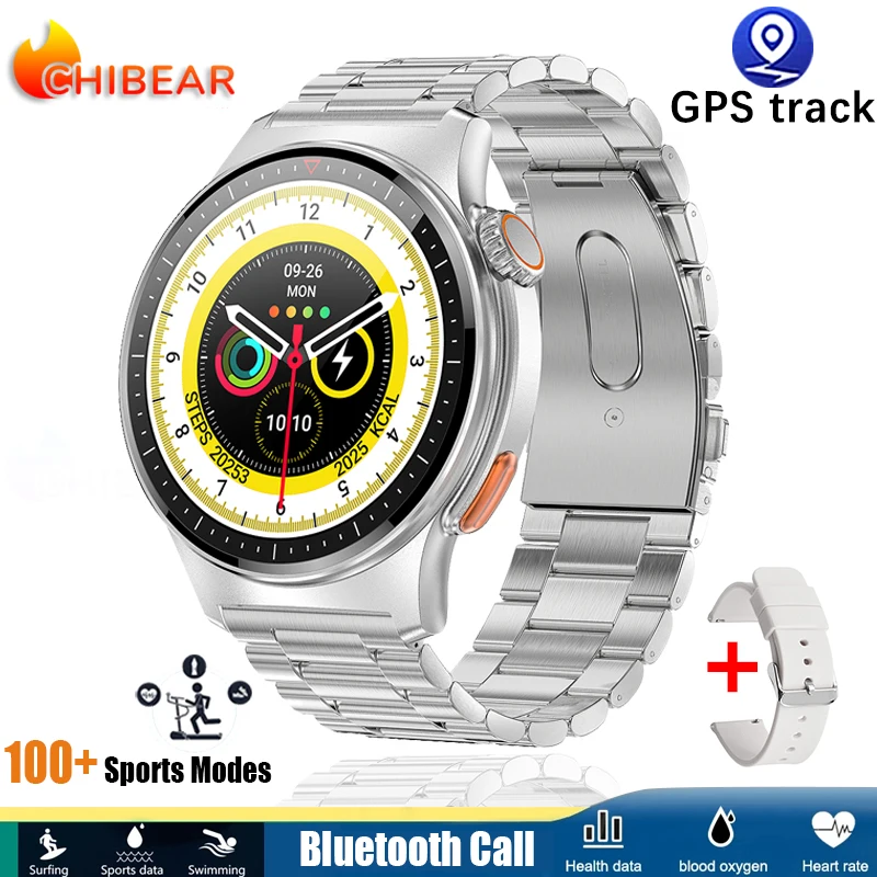 (yingang) Smartwatch Com Gps, Nfc, Monitoramento De Saúde E Dados Meteorológicos.