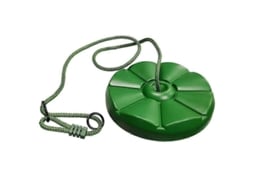 Columpio de Disco de Plástico Verde com Corda Resistente S/MARCA