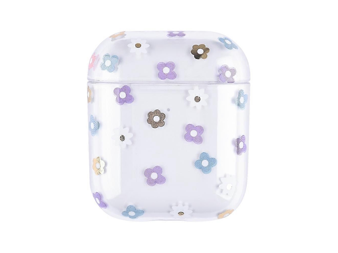 Camada protetora rígida de policarbonato com estampa de frutas em tom bronze para fones de ouvido AirPods 1/2. GIECY