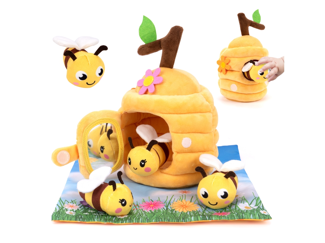 Brinquedo Para Bebé Dos 6 Aos 10 Meses, Para Estimular O Preensão, A Exploração E A Aprendizagem Precoce. Amarelo Hexinyigjly