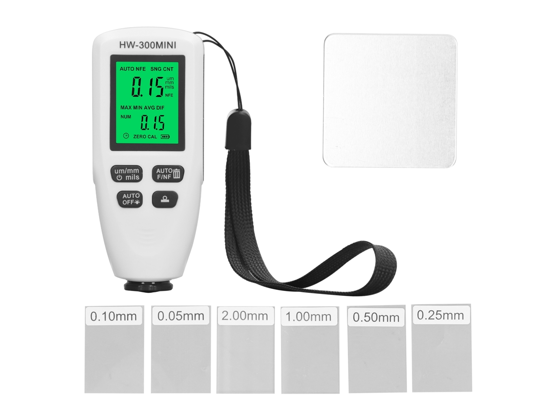 Medidor digital de espessura de tinta automotiva 0-2000um para carros