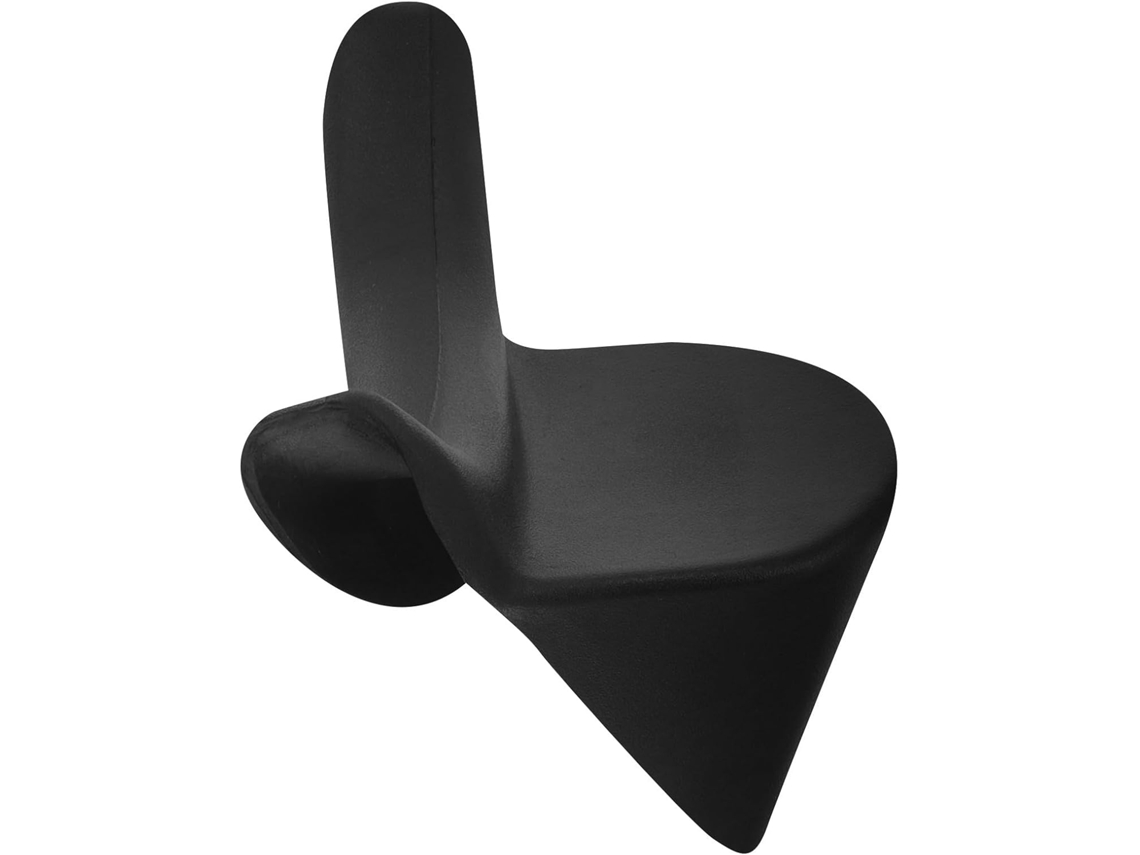 Almofada De Apio Para Pescoço Reutilizável Em Pvc Preto Para Lavatório.