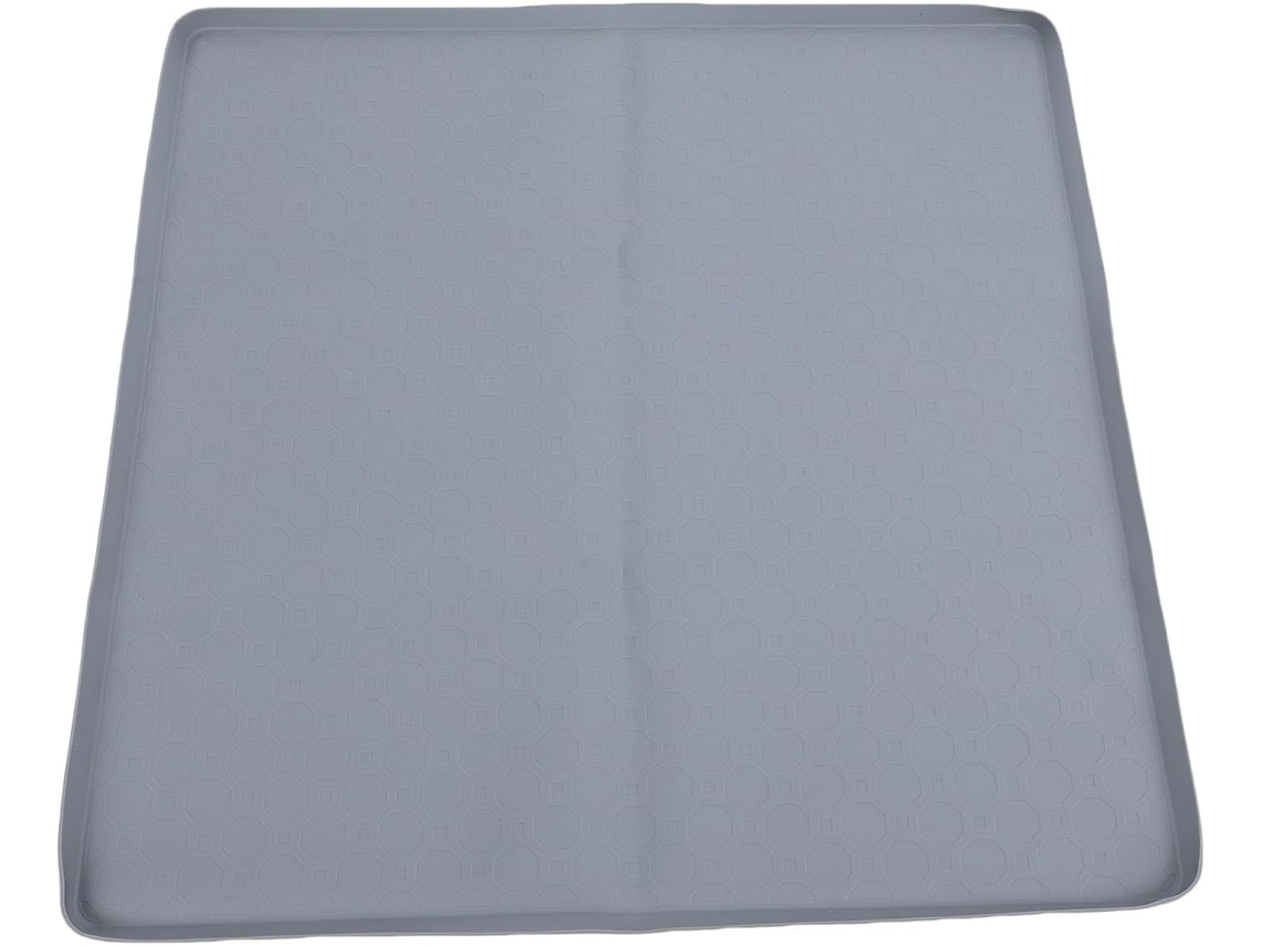 Tapete Para Mini Refrigerador Buachois, 50x50x1, 5cm, Bandeja De Silicone Durável Antiderrapante Para Refrigerador