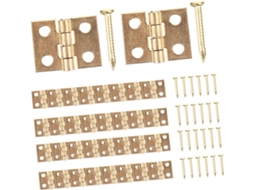 50 De Mini Latão Com Pequenas Para Caixas Joias, Baús E Artesanato