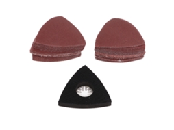 Kit De Lijas Multifunção 51 Peças, Lija Triangular 80mm, Granulometrias 60 80 120 180 240, Folha De Lijado Para Polimento